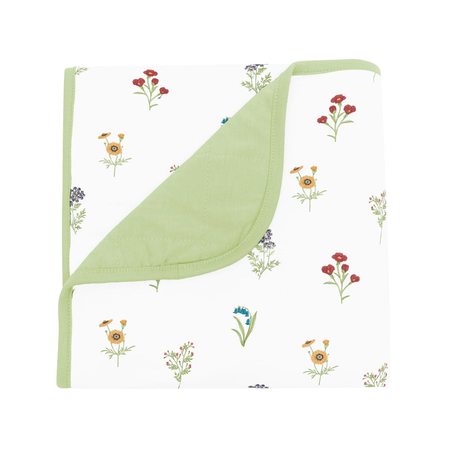 Wildflower Bamboo Baby Blanket