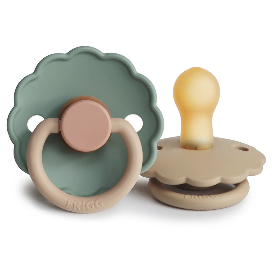 FRIGG Natural Rubber Pacifier 2-Pack: 0-6 Months