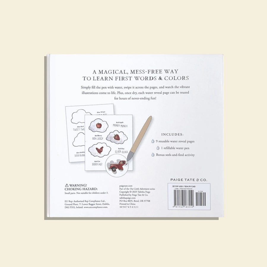 Wishy Washy Water Reveal Book