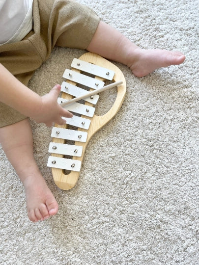 Baby Xylophone Musical Toy - White