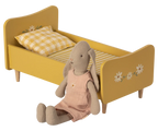 Mini Wooden Bed - Yellow