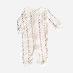 Organic Zipper Romper - Strawberry