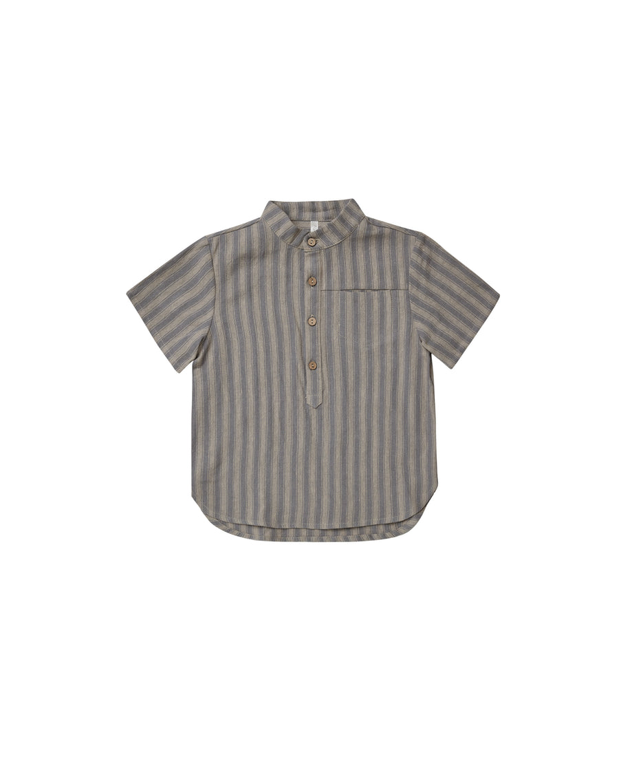Retro Stripe Short Sleeve Shirt