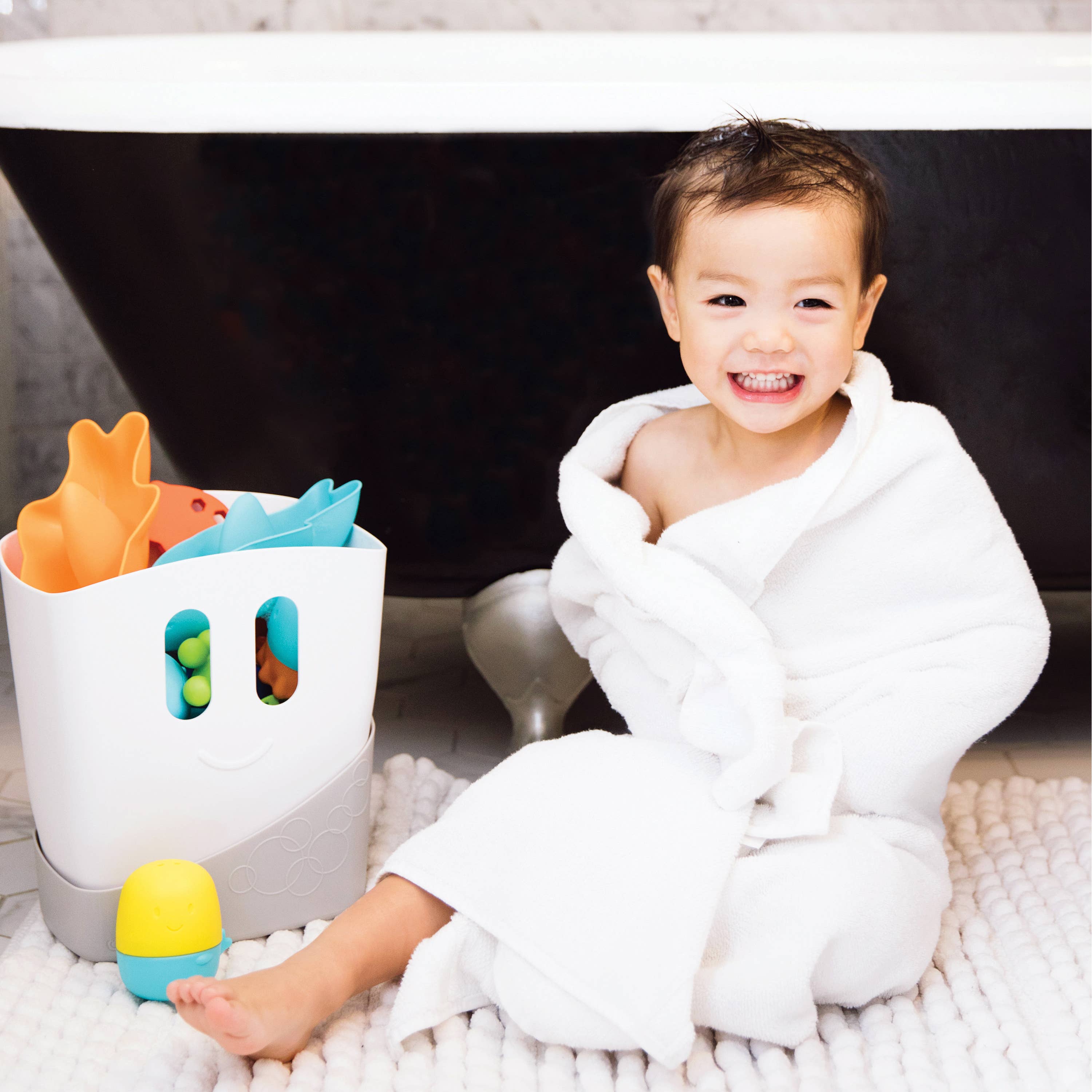 Gray Toy Drying Bin