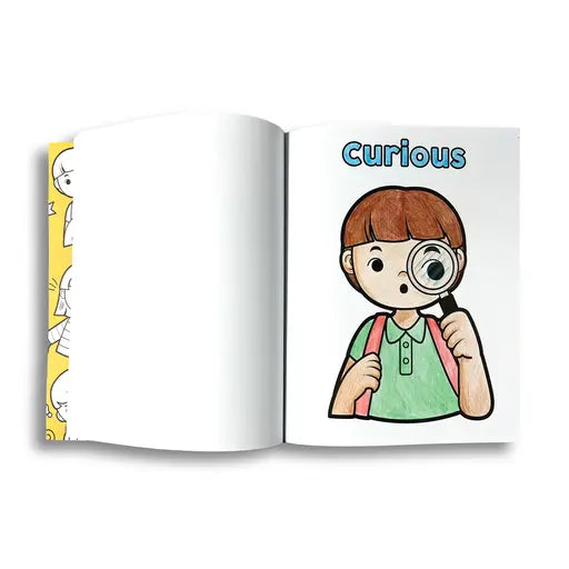 Toddler Coloring Book - Feelings