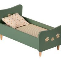 Mini Wooden Bed - Mint blue