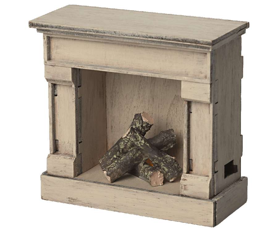 Off White Fireplace
