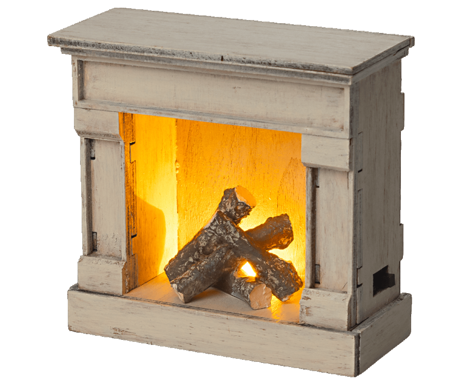 Off White Fireplace