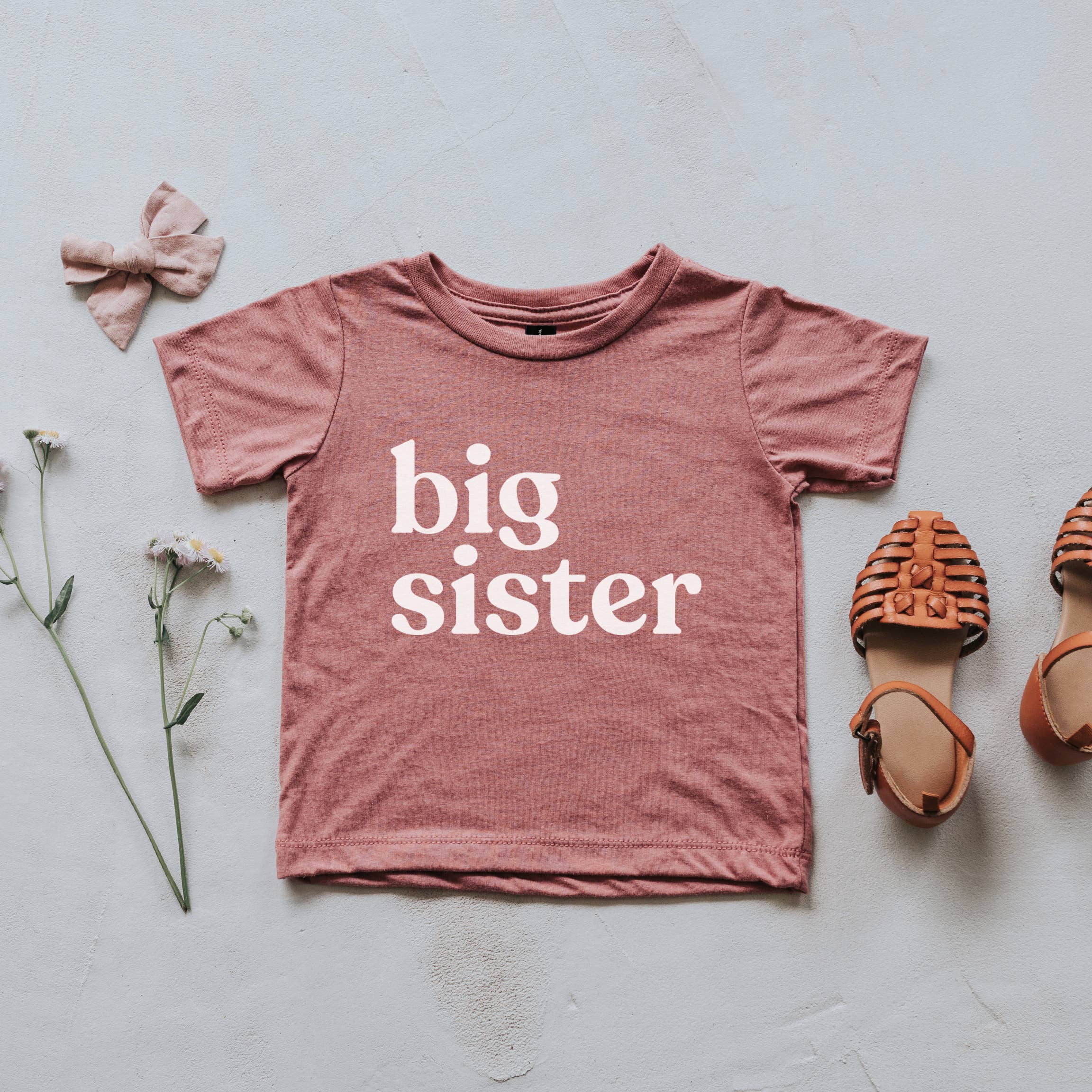 Big Sister Tee - Mauve