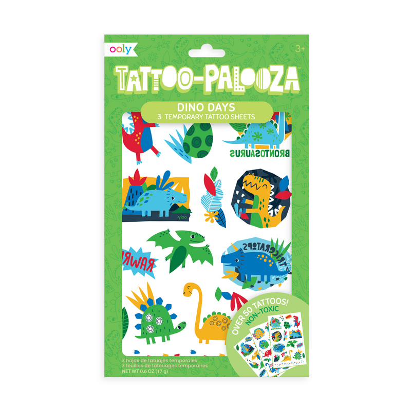Tattoo Palooza Temp Tattoo - Dino Days