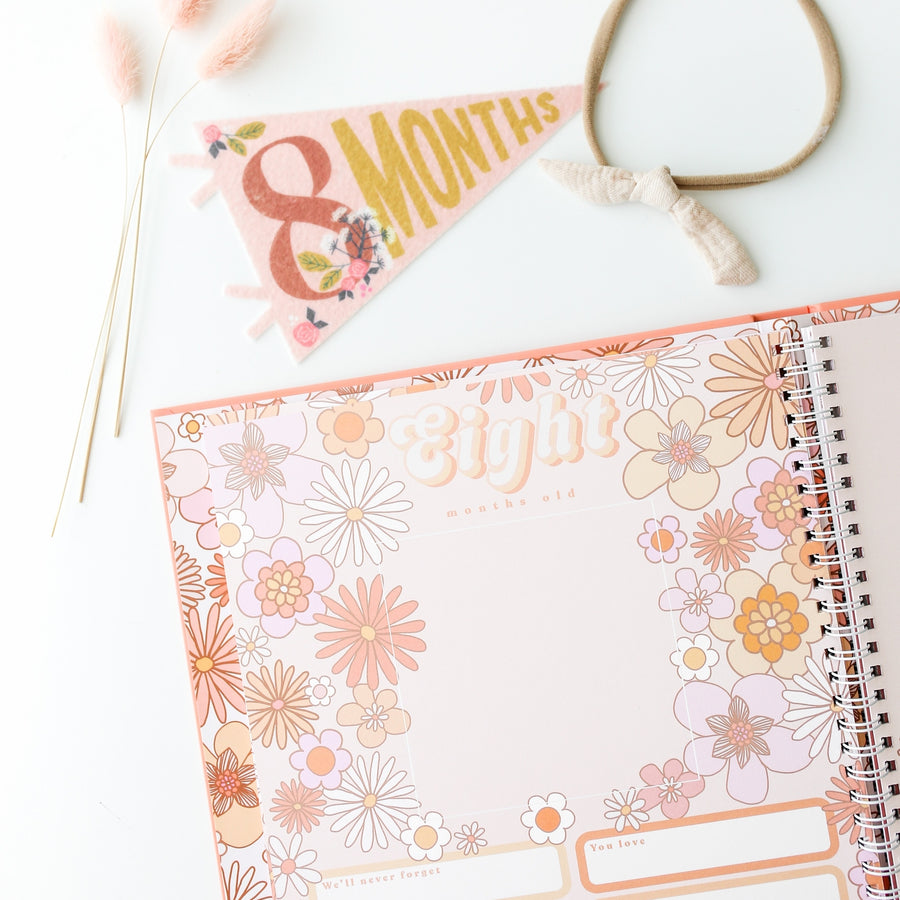 Flower Child Memory Book