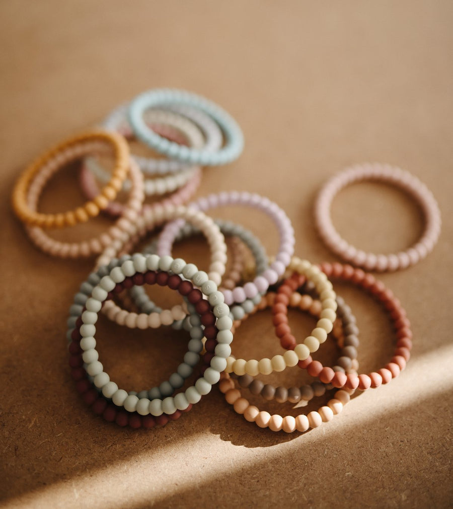 Pearl Teething Bracelet - Clary Sage/Tuscany/Desert Sand