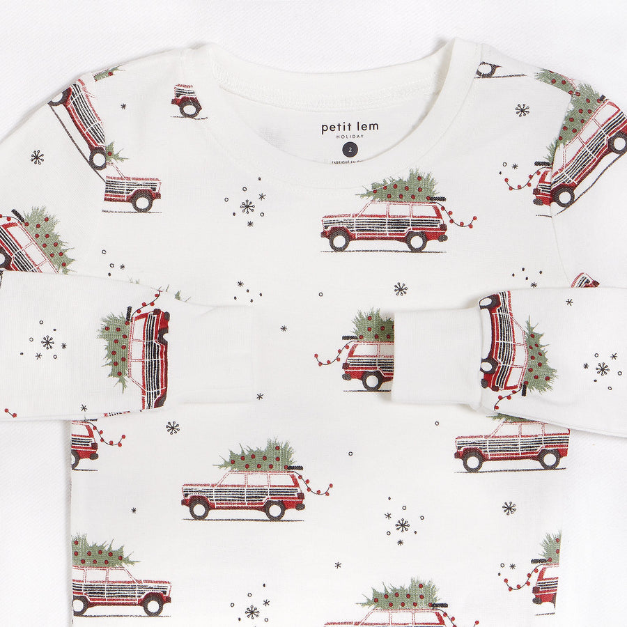 Festive Cars Pajama Set