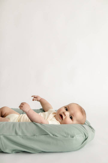 Organic Cotton Infant Lounge Cover - Slate