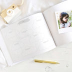My Baby Journal, White + Gold Foil