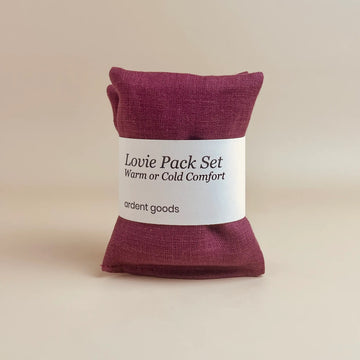 Linen Lovie Pack Set - Mulberry
