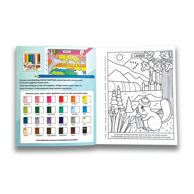 Color By Number Coloring Book - Wonderful World