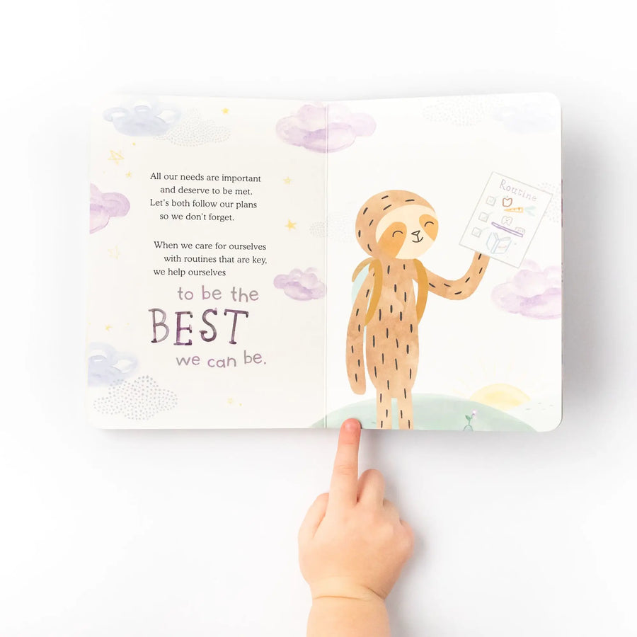Sloth Snuggler + Intro Book - Routines