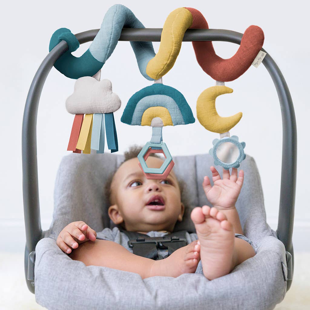 Itzy Bitzy Spiral™ Rainbow Car Seat Activity Toy