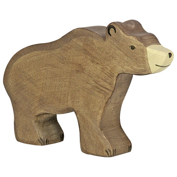 Wooden Brown Bear