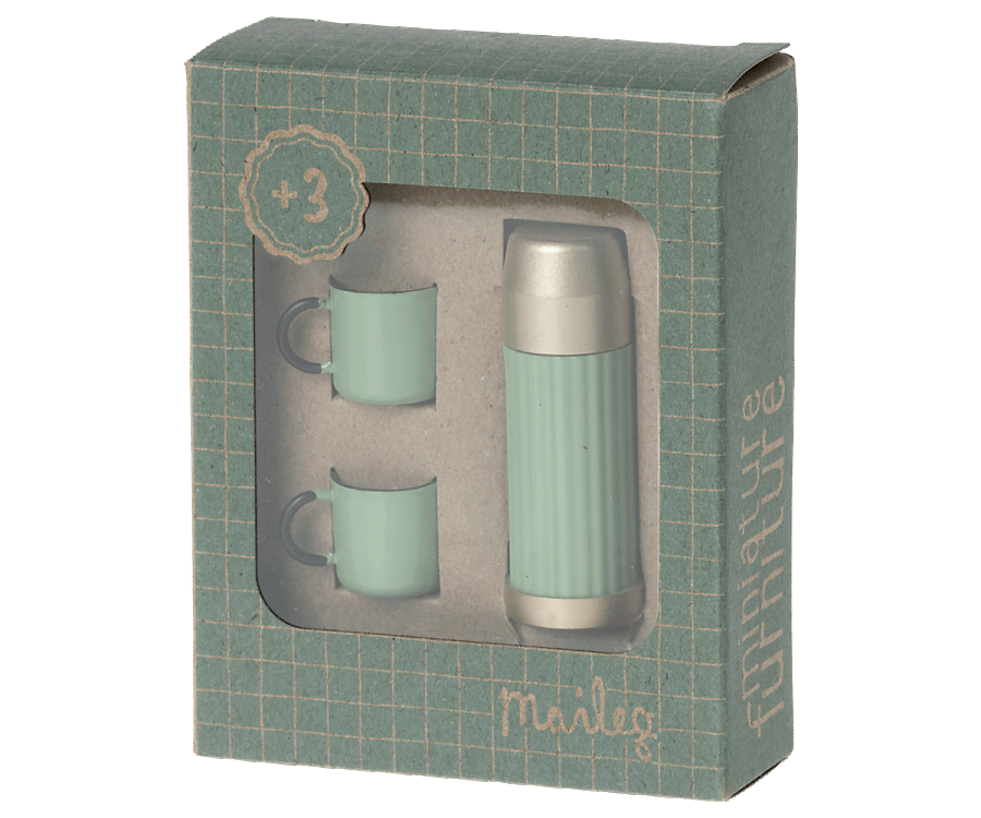 Mint Mouse Thermos and Cups