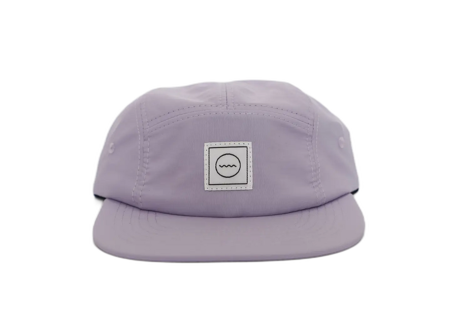Lilac Waterproof Five-Panel Hat