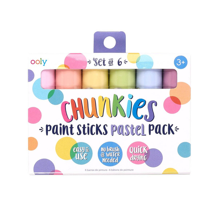 Pastel Chunkies Paint Sticks - Set of 6