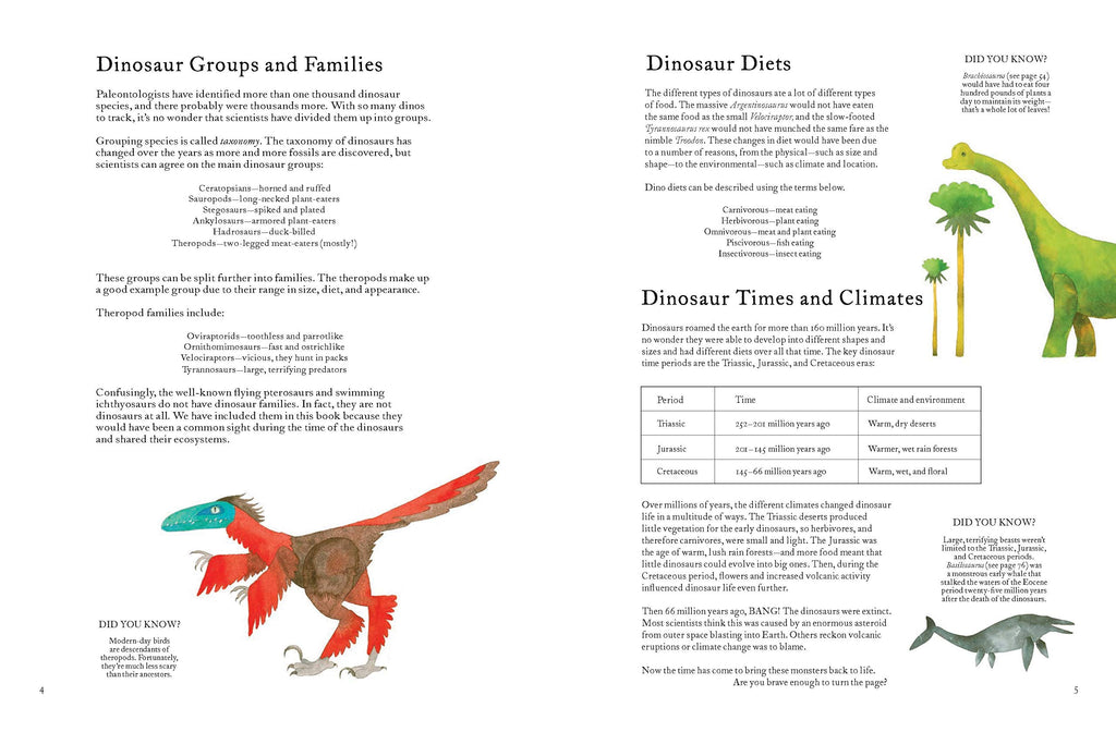 Colorful World of Dinosaurs