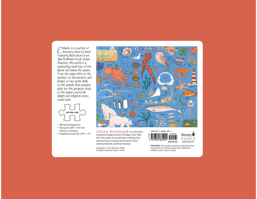 Ocean Anatomy Puzzle (500 pieces)