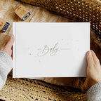 My Baby Journal, White + Gold Foil