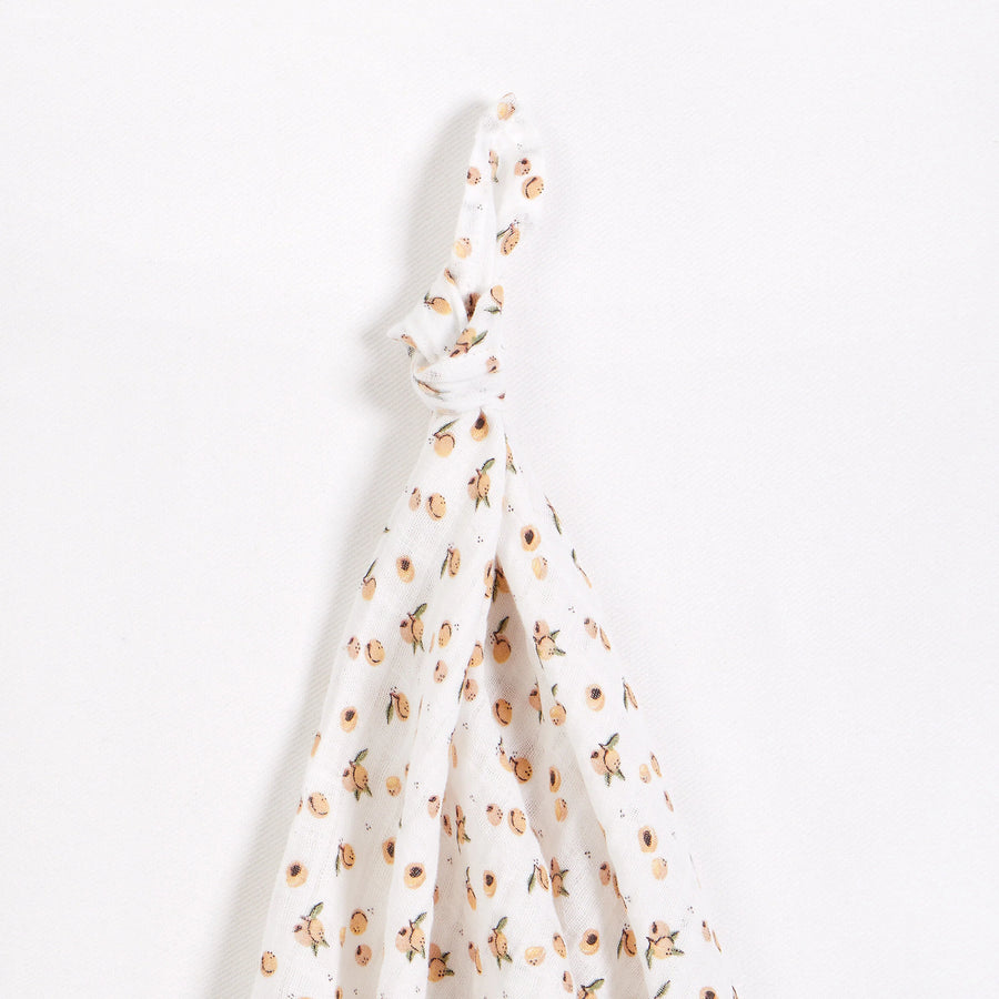 Peaches Muslin Swaddle