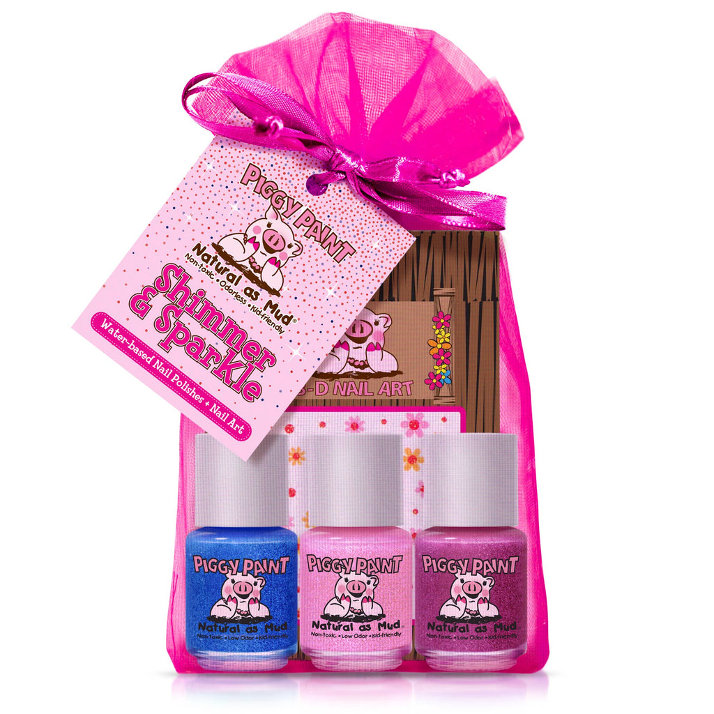 Shimmer & Sparkle Nail Polish Set