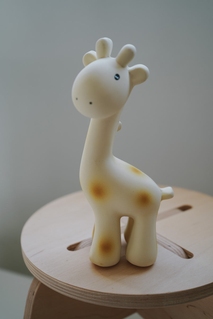 Giraffe Natural Rubber Teether, Rattle & Bath Toy