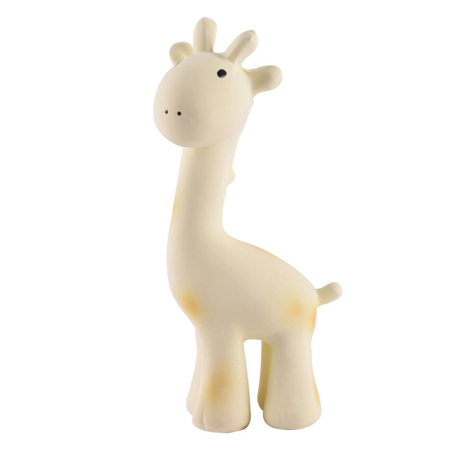 Giraffe Natural Rubber Teether, Rattle & Bath Toy