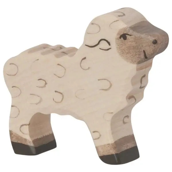 Wooden White Lamb