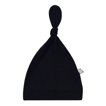 Midnight Bamboo Knotted Hat