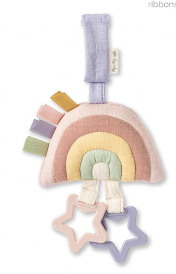Ritzy Jingle™ Pastel Rainbow Attachable Travel Toy