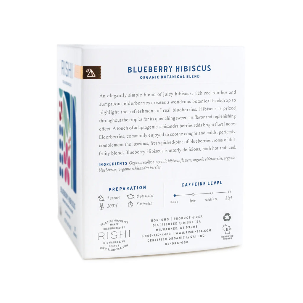 Blueberry Hibiscus Organic Herbal Tea