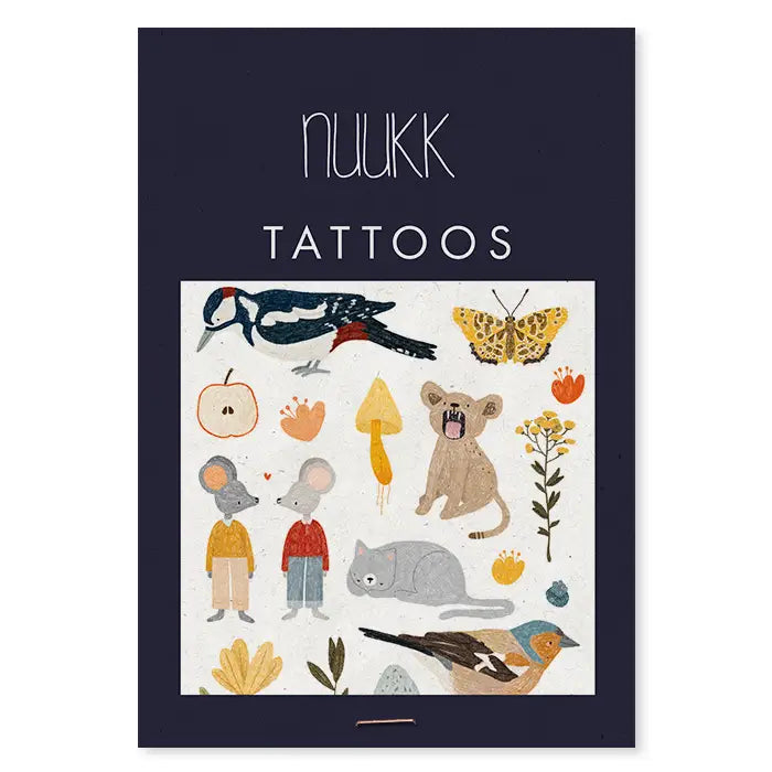 Organic Little Woodpecker Tattoos