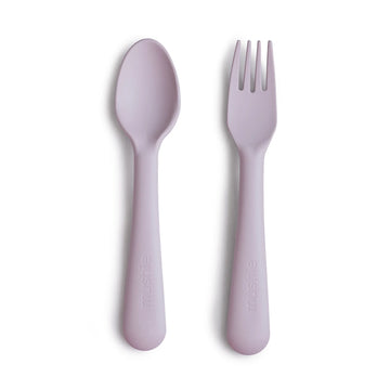 Fork & Spoon Set - Soft Lilac