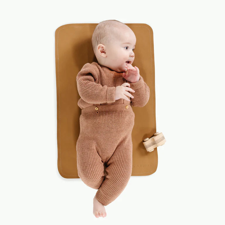 Micro Diaper Changing Mat - Camel