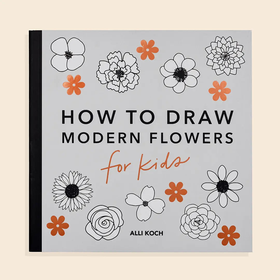 Modern Flowers: How to Draw Books for Kids