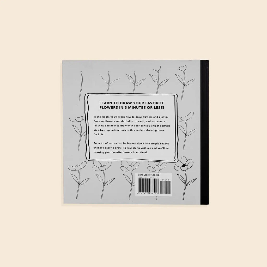 Modern Flowers: How to Draw Books for Kids