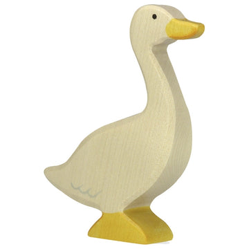 Wooden Standing Goose