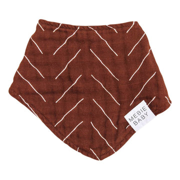 Rust Mudcloth Triangle Bib