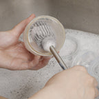 Double-Ended Silicone Brush - Grey