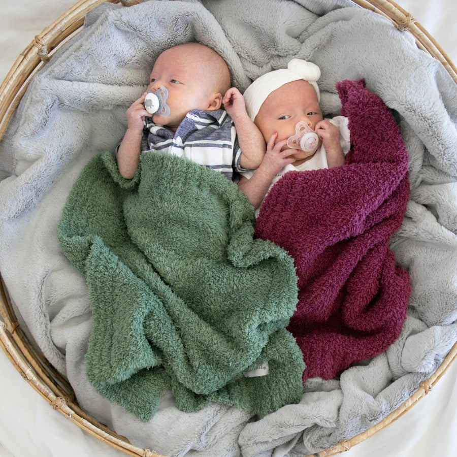 Olive Bamboni Mini Blanket