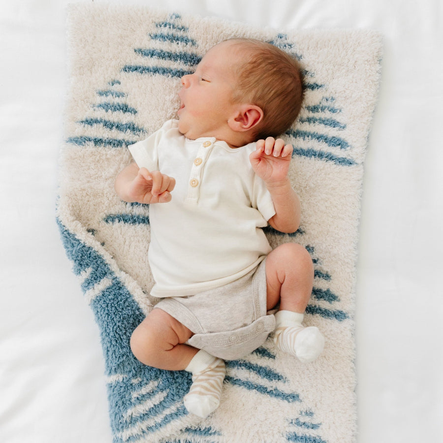 Triangle Double-Layer Bamboni Mini Blanket