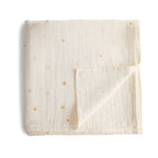 Organic Cotton Muslin Swaddle - Sun
