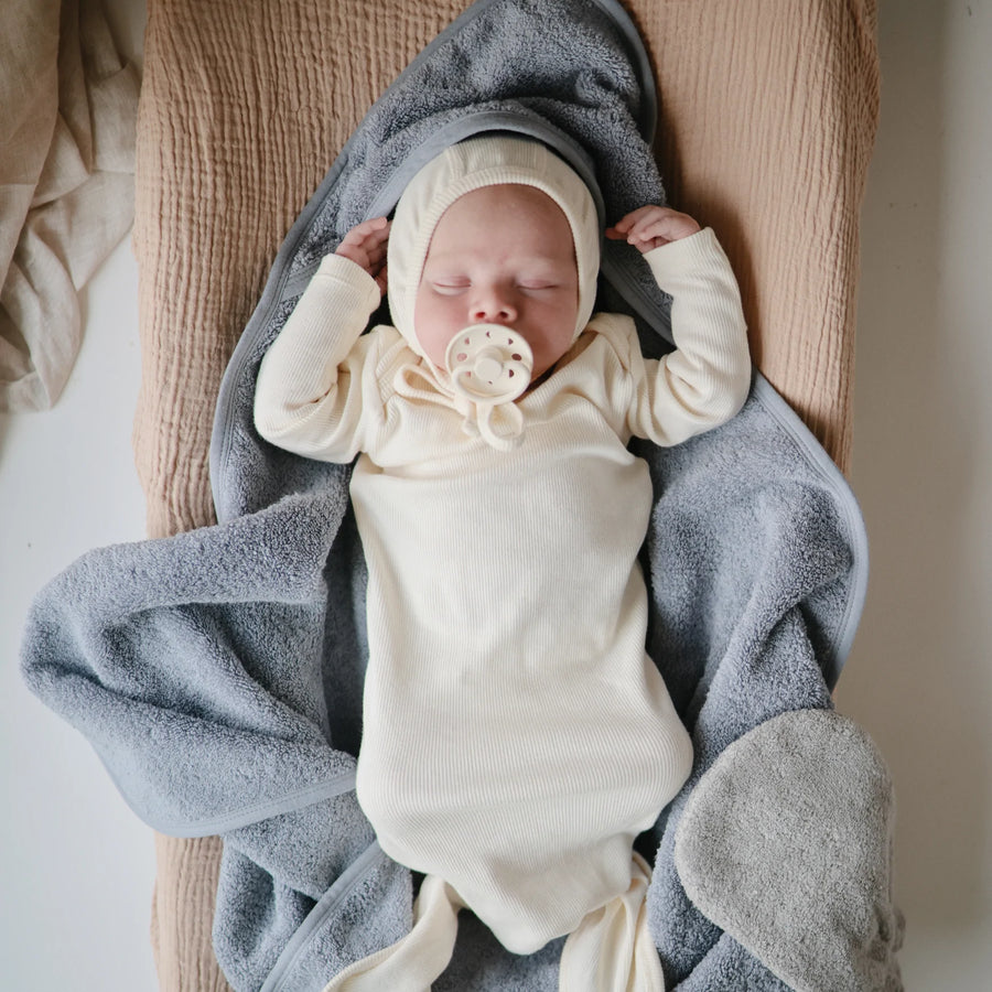 Organic Cotton Baby Hooded Towel - Tradewinds